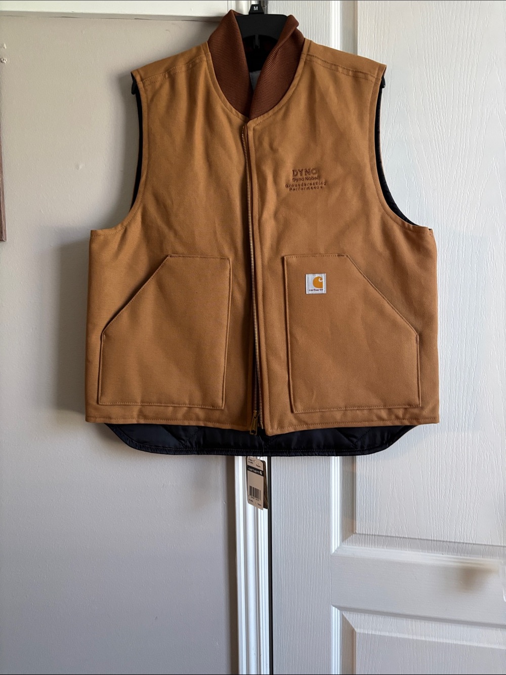 Carhartt Brown Workwear Duck Canvas Vest